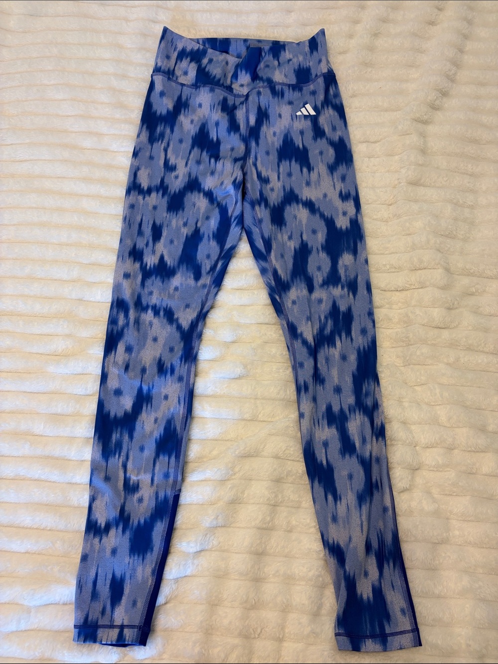 adidas Blue Tie-Dye Performance Leggings